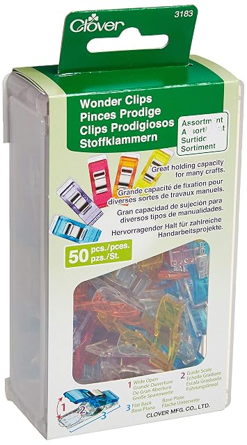 Clover Wonder Clips, 50 pezzi, fotografia di prodotto