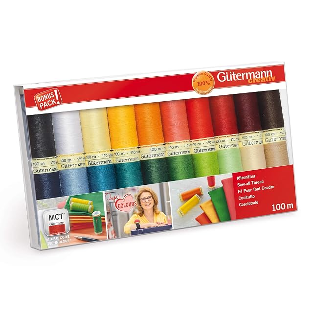 Set fili Gütermann Sew-All, 20 × 100 m, fotografia di prodotto