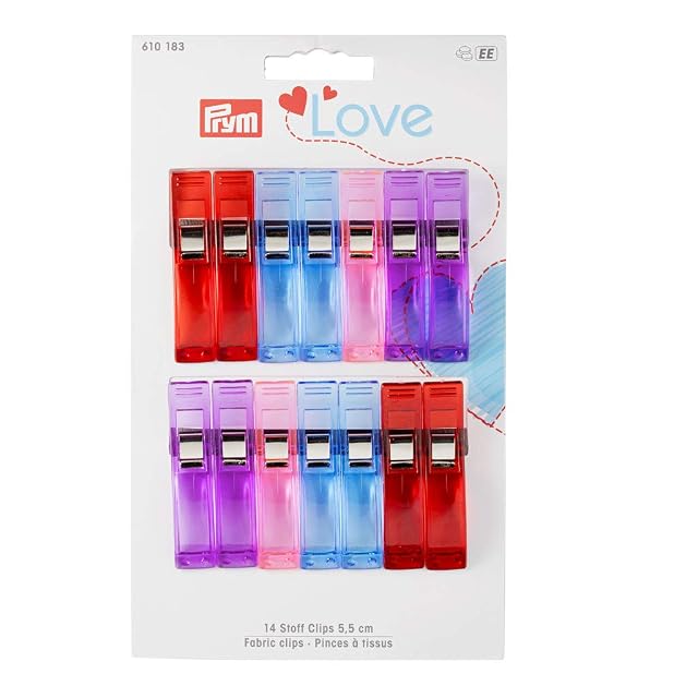 Mollette per tessuto Prym Love in colori assortiti