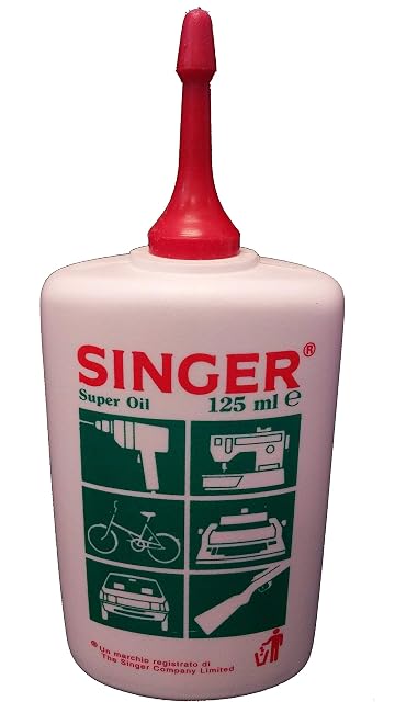 Flacone di olio Singer per macchine da cucire